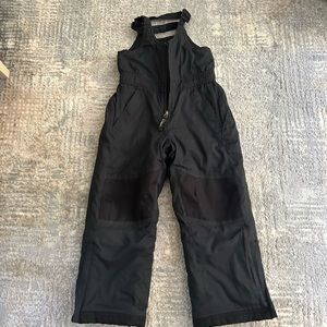 LL BEAN Kids' Cold Buster Snow Bibs SIZE 5-6